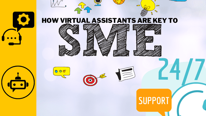 Virtual assistant managing tasks for SMEs to boost productivity.